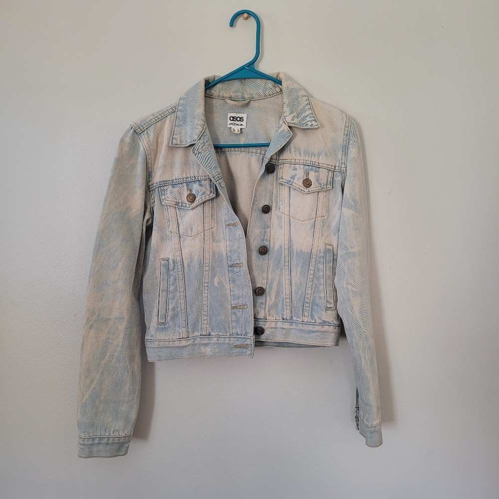 ASOS Cropped Denim Jacket - Picture 3 of 4
